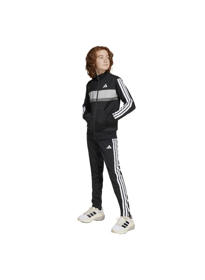 Adidas J 3S Tiberio Ts Black Training Suits For Junior 7-8Y - Image 5
