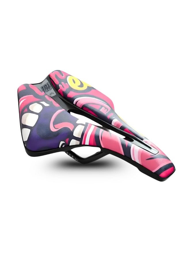FCCRACING ErgoFit Soft Comfort Bicycle Seat | PU Leather Big Bum Saddle with Dual Shock-Absorbing | Saddle for Bicycle | Style-5 - Image 1