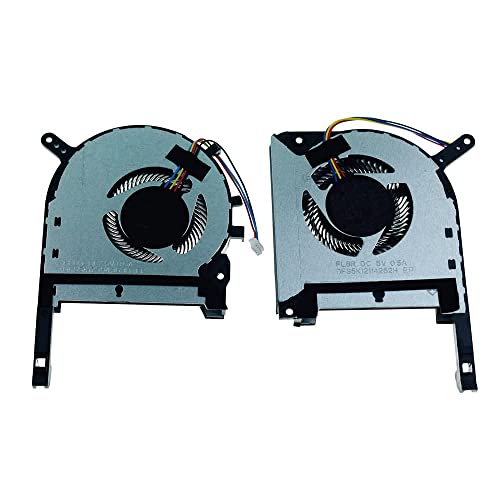 Swiztek Laptop CPU & GPU Cooling Fan for Asus TUF FX505DT FX705DU FX705DD FX705DT FX705G FX505D FX505GE L+R Pair - Image 1