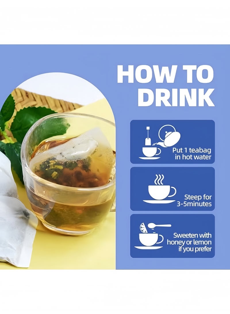Wins Town Prostate Tea with 5g×30 bags large capacity, tasty for both hot and cold brewing, effectively relieves male urinary discomfort and improves nighttime sleep quality - Image 5