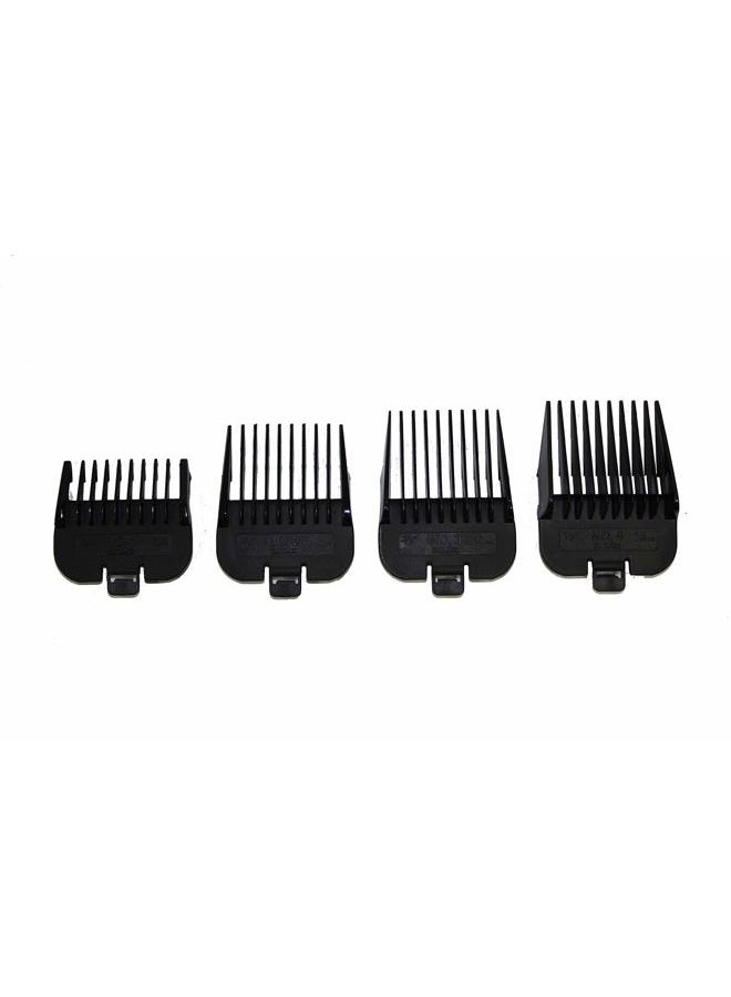 Trixie Andis 4 Piece Animal Comb Set; Sizes: 1/8", 1/4", 3/8", 1/2", Black, 21318, (pack of 4) - Image 1