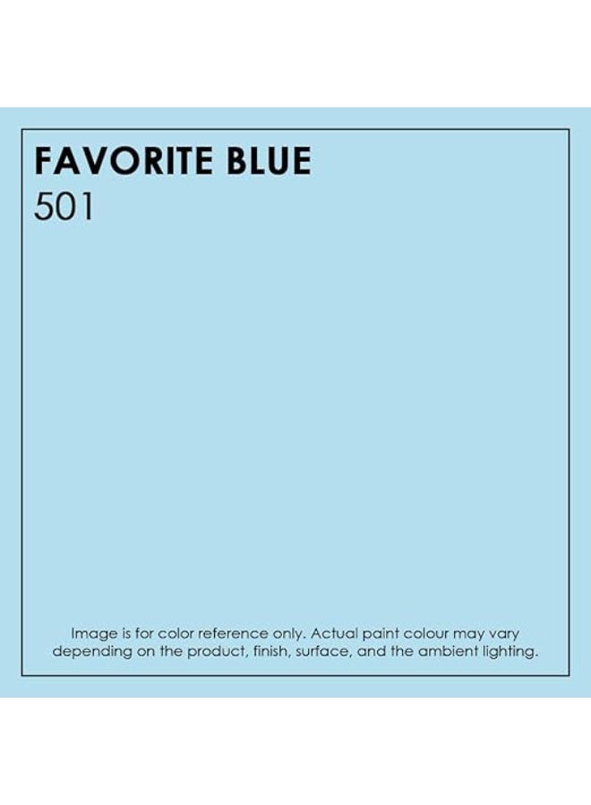 RITVER دهان حائط مائي من ريتفر بريميوم 3.6 لتر، أزرق مفضل، عديم الرائحة، مقاوم للتنقيط والرش، داخلي، عالي التعتيم، RP-501، تشطيب غير لامع - Image 2