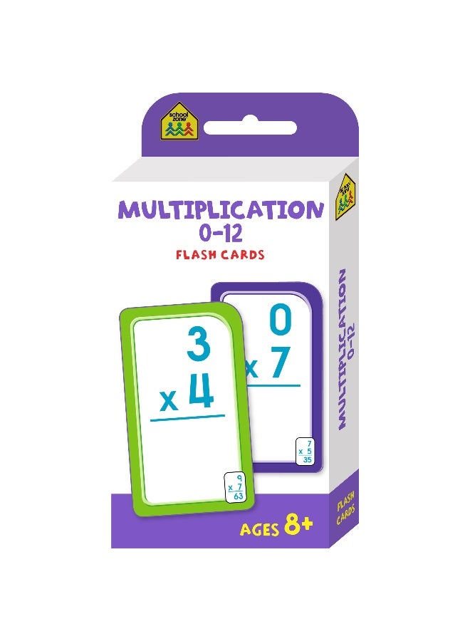 Hinkler School Zone Multiplication 0-12 Flash Cards – Master Math Fast! - Image 1