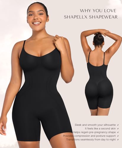 SHAPELLX Shapewear Tummy Control Shapewear for Women Body Slimming Bodysuit Plus Size Body Shaping Tops - Image 3