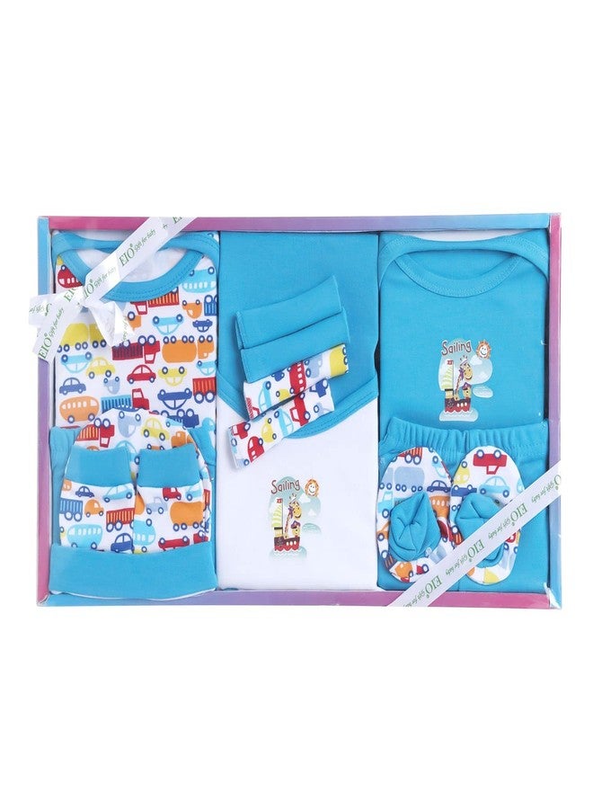 EIO New Born Baby Gift Set -13 Piecess (Turquoise) - Image 1