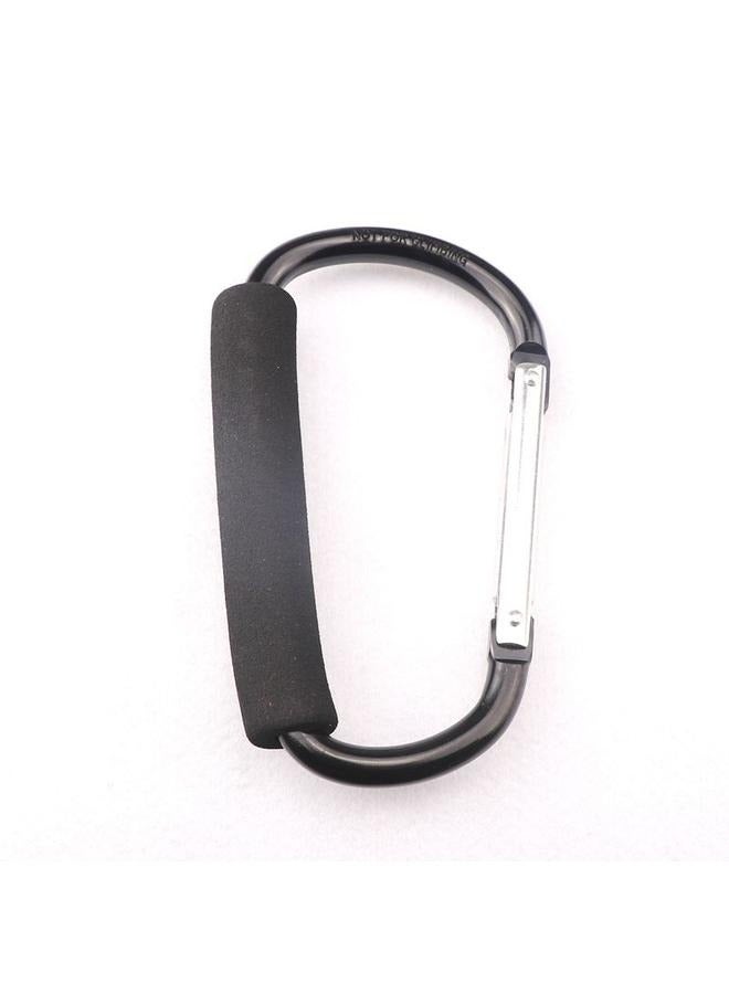 مجموعة مكونة من 3 قطع من منظم تعليق عربة الأطفال الناعم عالي القوة - 8.5 مم × 132 مم 70 مم - حلقة تثبيت كبيرة - حامل حقيبة على شكل حرف D - Image 2