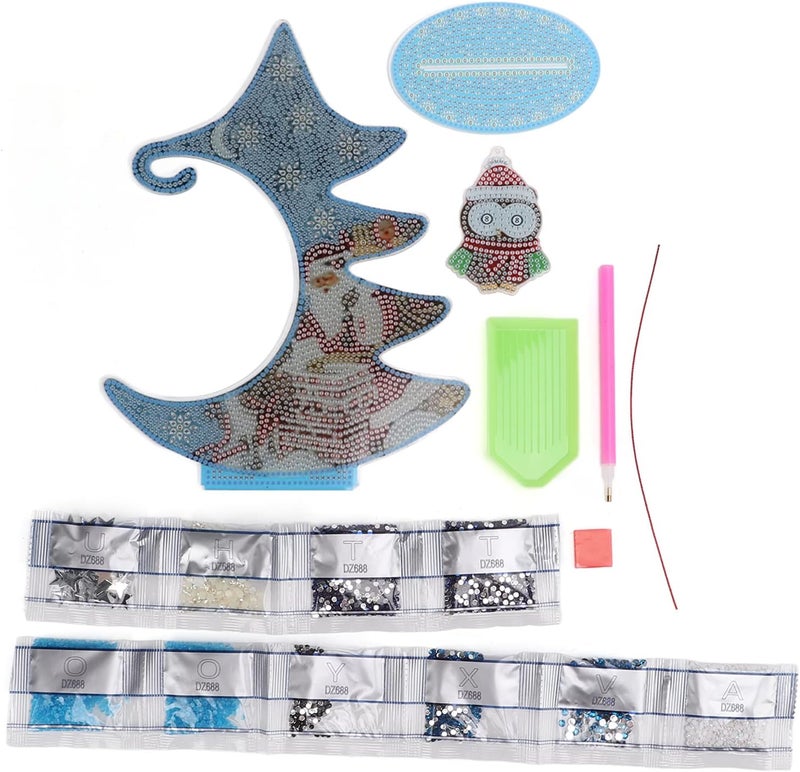 5D Diamond Painting Christmas Tree, Christmas Diamond Art Kit with Special Shaped Acrylic Diamonds, DIY Holiday Home Decoration Craft for Adults and Kids - Image 1