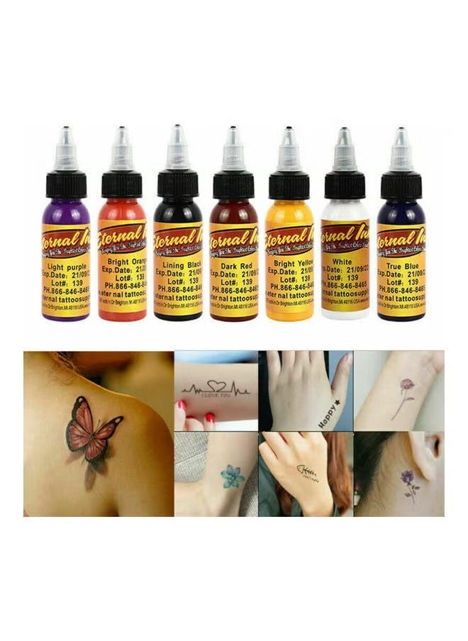 ORiTi 30ML Professional Eternal Tattoo Ink DIY Monochrome Tattoo Pigment Practice multicolor  - Image 5