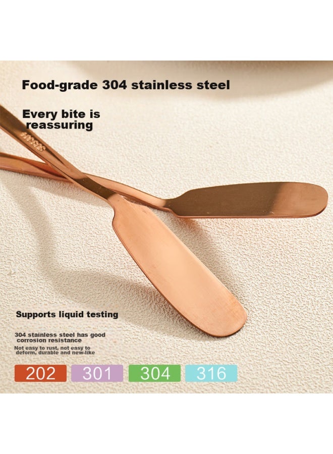 JD.com Jd Original Butter Knife, Steak Western Cutlery, 304 Stainless Steel Food-grade, One-piece Molding, Set Of 2 - Image 2