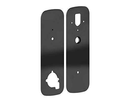 Lockly Smart Door Lock Cover Plate, Accessory for Lockly Smart Locks, Rust-Proof Stainless Steel for Hole Filler Plate - Matte Black (PGA006MB) - Image 4