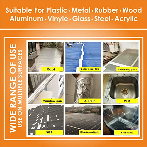Gorilax Strong Waterproof Tape 4"x5ft, Aluminum Butyl Sealant for Roof Leak, Water Tank, Sink, Pipe, Crack, Gutter – Heavy Duty Flex Tape for Instant Leak Repair, Super Strong Adhesive - Image 4