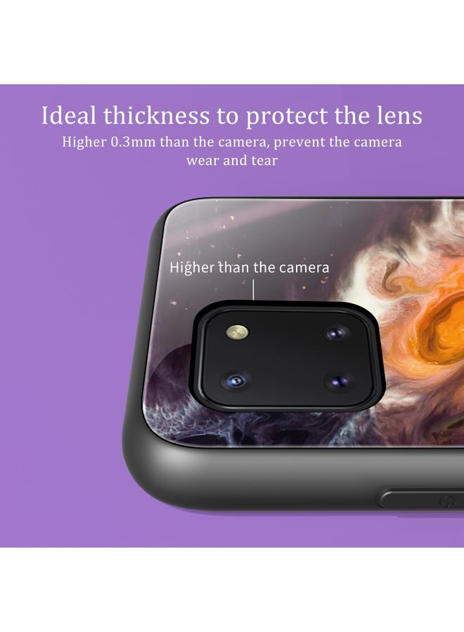 اس-توب جراب لهاتف Samsung Galaxy Note10 Lite / A81 جراب واقٍ زجاجي بنمط رخامي - Image 5