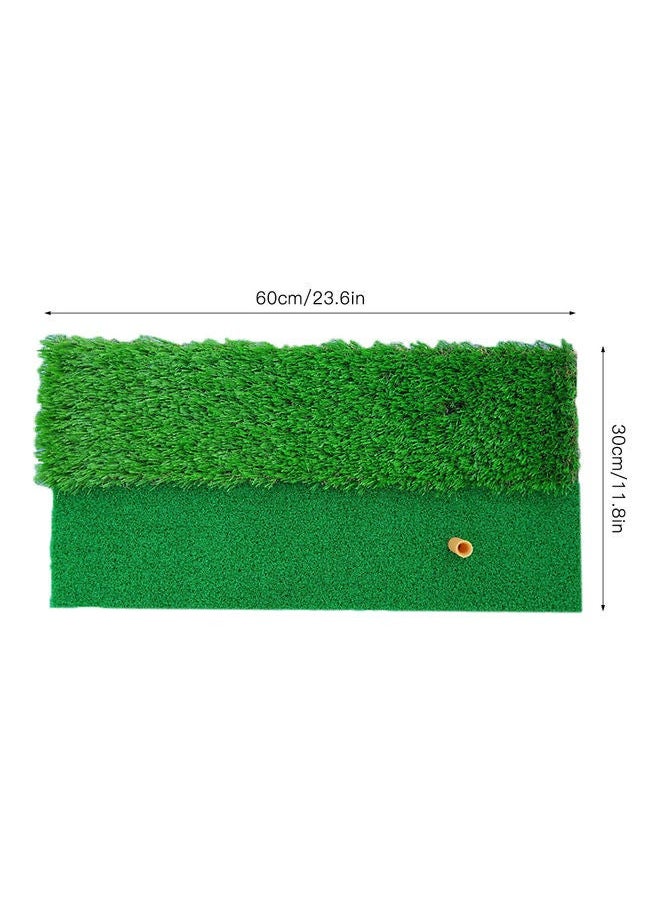 NIBEMINENT - Long And Short Grass Swing Mat with Golg Tee - Image 1