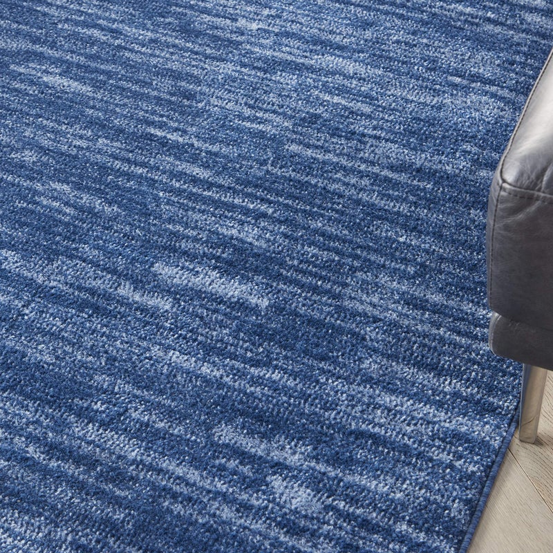 Nourison Home Nourison Essentials Navy Blue 4' x 6' Area Rug - Easy Clean, Non Shedding, Bed Room, Living Room, Dining Room, Kitchen (4' x 6') - Image 2