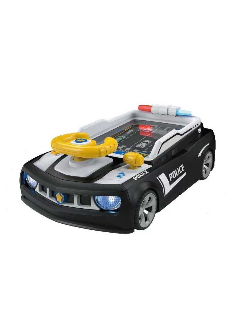 Jourvent Musical Steering Wheel Racing Car Toy for Kids, with Music and Light Simulated Learning Driving Cars Adventure Toys Competition Game Birthday Gift for Boy Girl Toddler Age 3 4 5 6 7 8 9，Best Ramadan Gifts for Kids  - Image 1