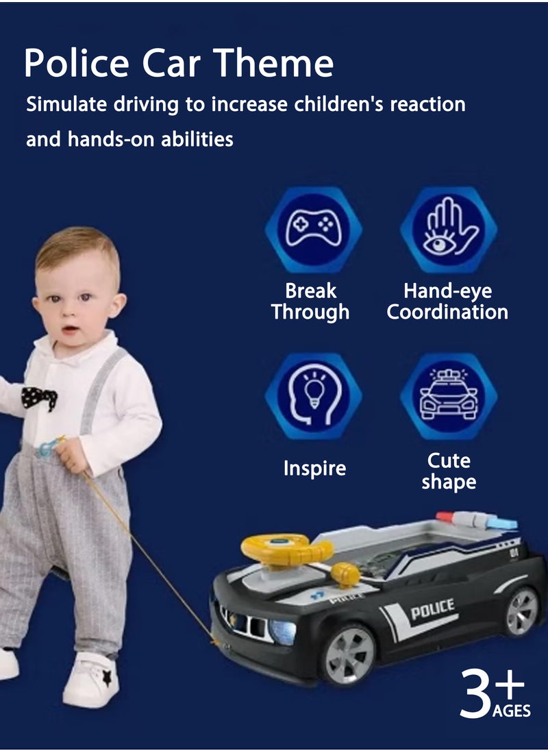 Jourvent Musical Steering Wheel Racing Car Toy for Kids, with Music and Light Simulated Learning Driving Cars Adventure Toys Competition Game Birthday Gift for Boy Girl Toddler Age 3 4 5 6 7 8 9，Best Ramadan Gifts for Kids  - Image 3