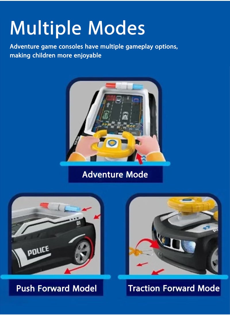 Jourvent Musical Steering Wheel Racing Car Toy for Kids, with Music and Light Simulated Learning Driving Cars Adventure Toys Competition Game Birthday Gift for Boy Girl Toddler Age 3 4 5 6 7 8 9，Best Ramadan Gifts for Kids  - Image 4