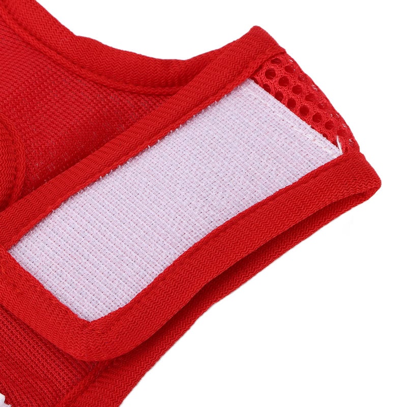 Adjustable Mesh Chicken Harness And Leash Red M For Outdoor Hen Walking Duck Care - Image 4
