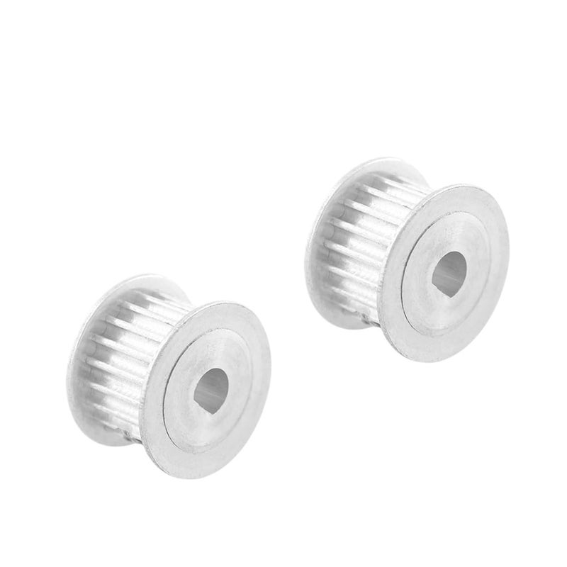 2Pcs 3M D Type 18T Toothed Pulley Wheel 6x5mm Bore 16mm Width For Laser Machine - Image 3