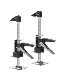 Labor Saving Arm Jack 2 Pack,365 LB Heavy Duty Hand Lifting Tool Jack,15.5 Inch Multifunctional Furniture Lifter Jacks for Installing Cabinets and Wall Tile Height Adjuster Handheld Tool
