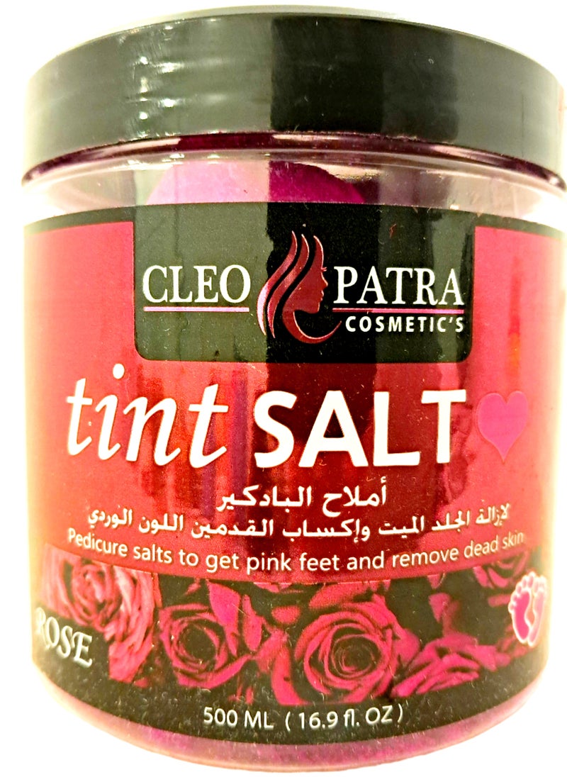 CLEOPATRA - Tint Pedicure Salt For Feet With Rose 500ml - Image 1
