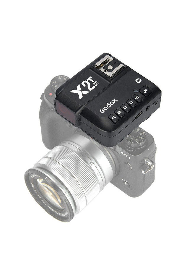 Godox - Godox X2T-F TTL Wireless Flash Trigger 1/8000s HSS 2.4G Wireless Trigger Transmitter for Fuji DSLR Camera for Godox V1 TT350F AD200 AD200Pro - Image 1