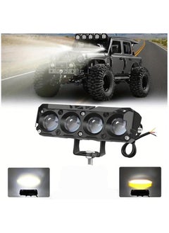 SHEZA STAR Universal LED Driving Lights 120W White and Yellow LED Pods Motorcycle Lights Mini drive DC Power Mini Driving Fog Light For All Motor cycle Bikes Scooters Cars Projector Light  - Image 2