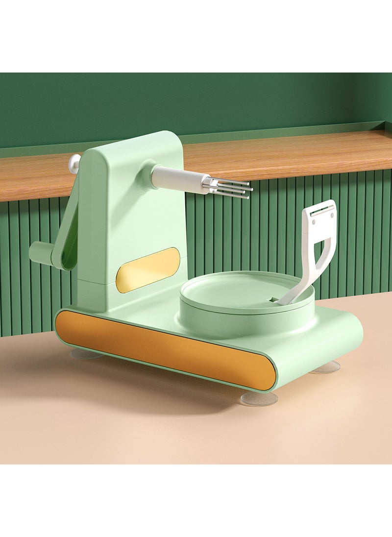 Manual Fruit Peeler Handy Multi-Function Apple SlicerLight green-peeler Light green-peeler