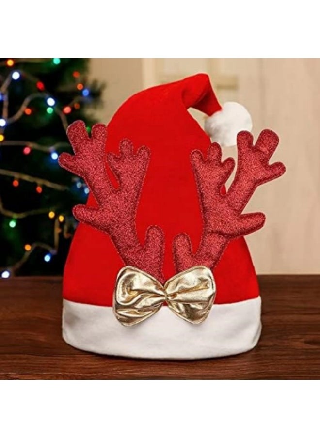 GGEROU Costume Hat With Antler,Red  - Image 1