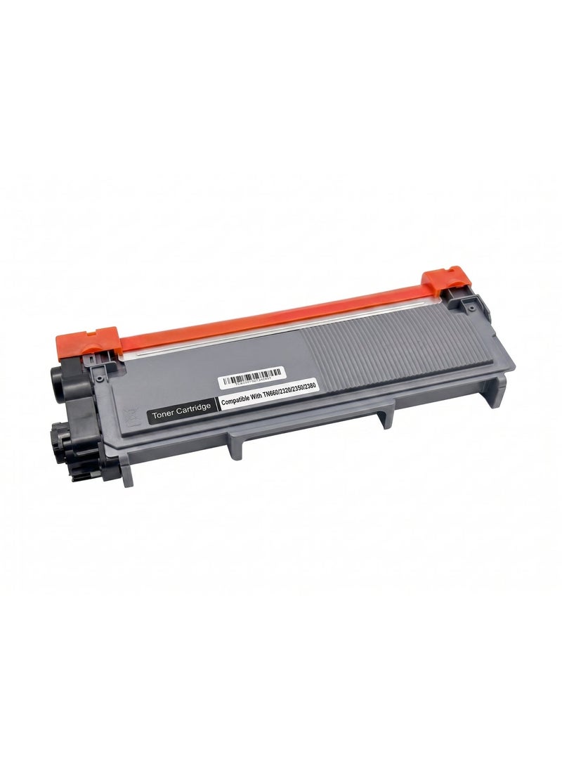 طباعة الذهب Gold Print Premium Toner Cartridge TN660, 2320, 2350, 2380 Compatible For  Brother HL-L2300D, HL-L2365DW, HL-L2340DW, HL-L2320D, HL-L2360DW, HL-L2380DW, HL-L2360DN, HL-L2300DR,  HL-L2340DWR, HL-L2360DNR, HL-L2365DWR, DCP-L2500D, DCP-L2520DW, DCP-L2540DN, DCP-L2520D, DCP-L2540DW, DCP-L2560DW, DCP-L2500DR, DCP-L2520DWR, DCP-L2540DNR, DCP-L2560DWR, MFC-L2700D, MFC-L2700DW, MFC-L2720DW, MFC-L2740DW, MFC-L2740DWR, MFC-L2720DWR, MFC-L2700DWR, HL-L2366DW, HL-L2361DN, HL-L2321D, MFC-L2701DW, DCP-L2520D, MFC-L2701D, Toner: Refined toner is infinitely close to original toner to achieve high color printing. - Image 2