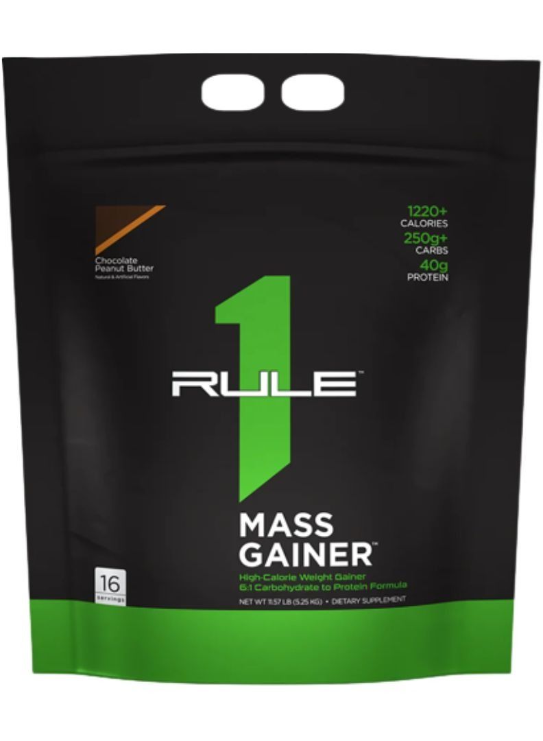 Rule1 R1 Mass Gainer 16 Servings-Chocolate Peanut Butter
