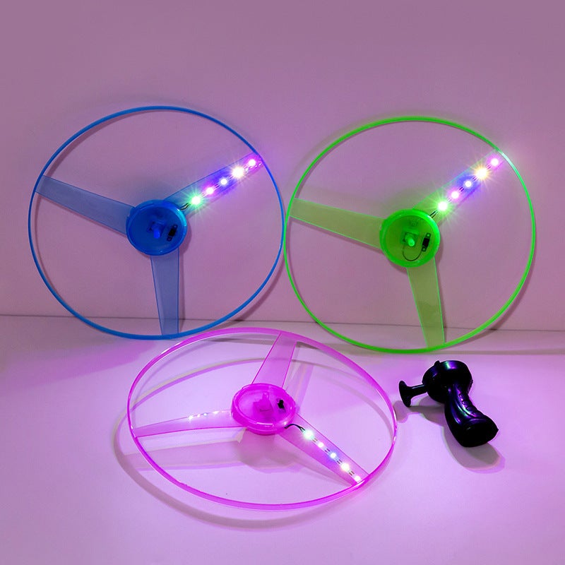 لعبة صحن طائر مضيء بخمسة مصابيح LED - Image 4