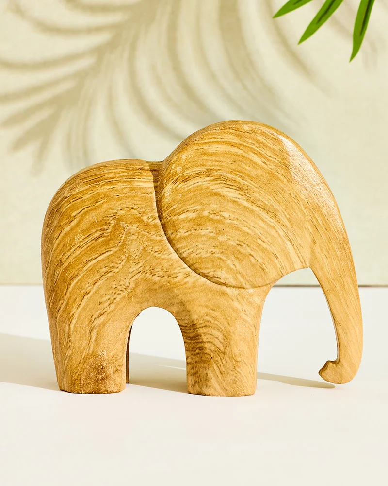 REDTAG Wooden Elephant M