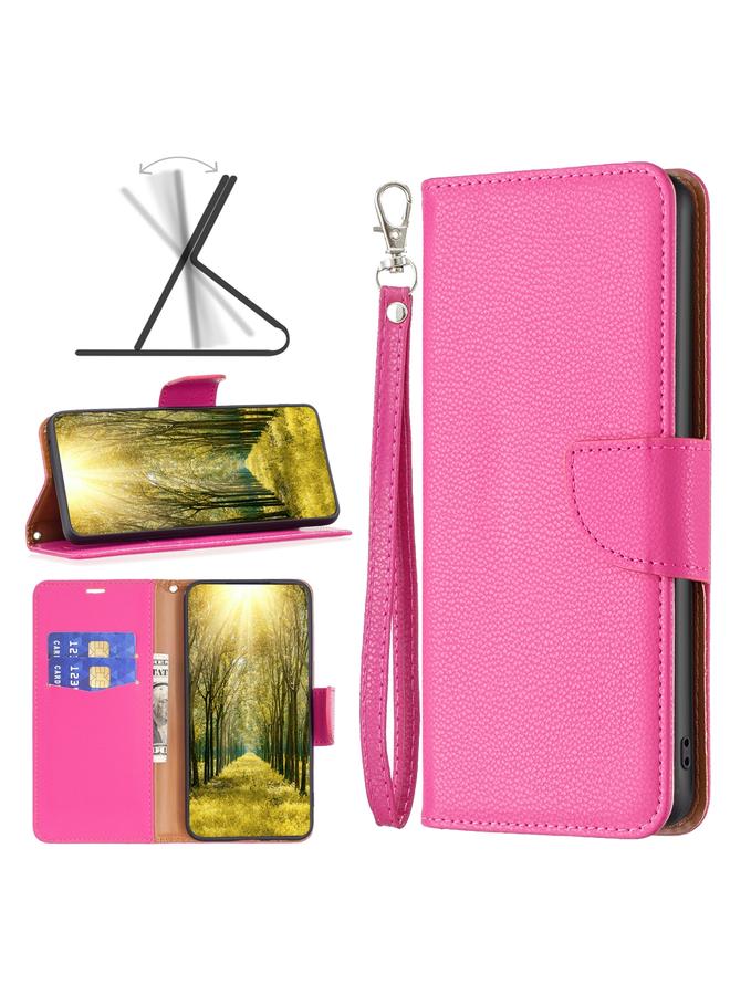 erorex Case For Xiaomi Poco M4 Pro 5G Litchi Texture Pure Color Leather Phone Case - Image 1