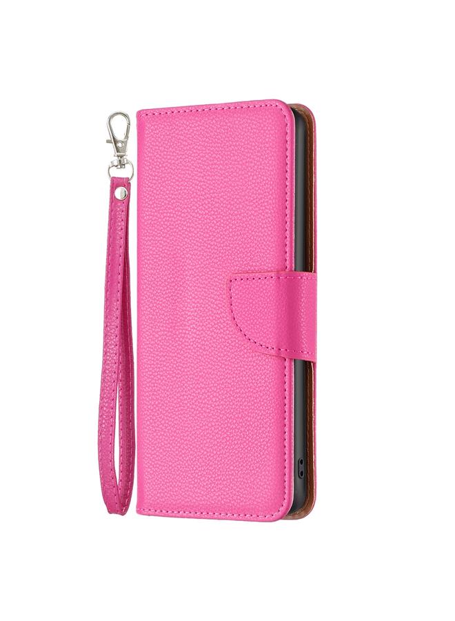 erorex Case For Xiaomi Poco M4 Pro 5G Litchi Texture Pure Color Leather Phone Case - Image 2