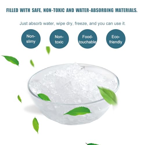 Mrice Dry Ice Packs for Shipping Frozen Food, Reusable Shipping Ice Packs Freezer Ice Packs for Coolers, Flexible Gel Packs for Mailing, Cold Pack for Shipping Food, 7"x13" 6 Sheets - Image 5