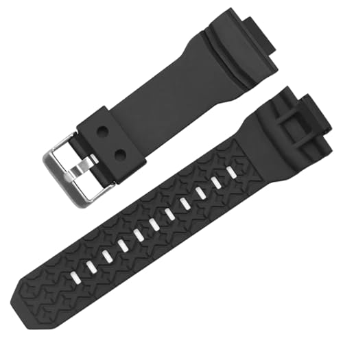 DBLACK ''CDS31'' 16mm Resin Watch Strap // Best Replacement/Compatible With Casio G-Shock GA-150, GA-200, GA-201, GA-300, GA-310 & GLX Series (Black) - Image 1