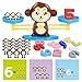 BAKAM Monkey Balance Scale Toy Number Counting Blocks Games Montessori Math Games for Kids 57 Preschool Kindergarten Learning Activities STEM Educational Toys for 3 Year Old - Image 2