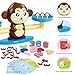 BAKAM Monkey Balance Scale Toy Number Counting Blocks Games Montessori Math Games for Kids 57 Preschool Kindergarten Learning Activities STEM Educational Toys for 3 Year Old - Image 4