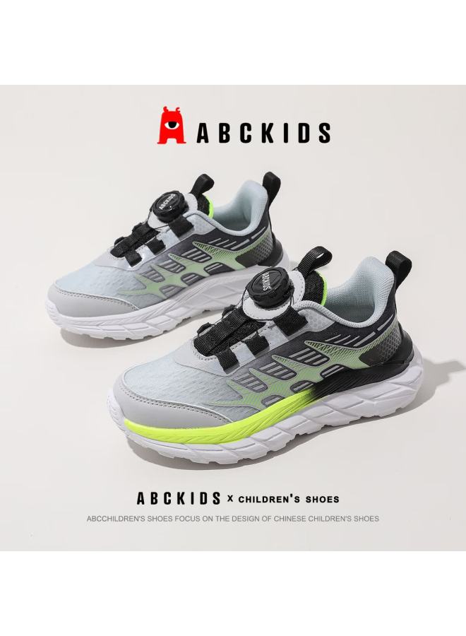 Abc Kids Kids Boys And Girls Running Shoes Spring Youth Sports Shoes Sy413603152py Gray Green Size 33 Inner Length 213.2mm - Image 1