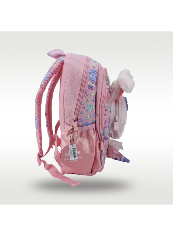 Smiggle Cute Kids Backpack with Detachable Plush Doll, 36*28*13cm Lightweight Spacious School Bag for Girls Daily Study Travel - Image 5