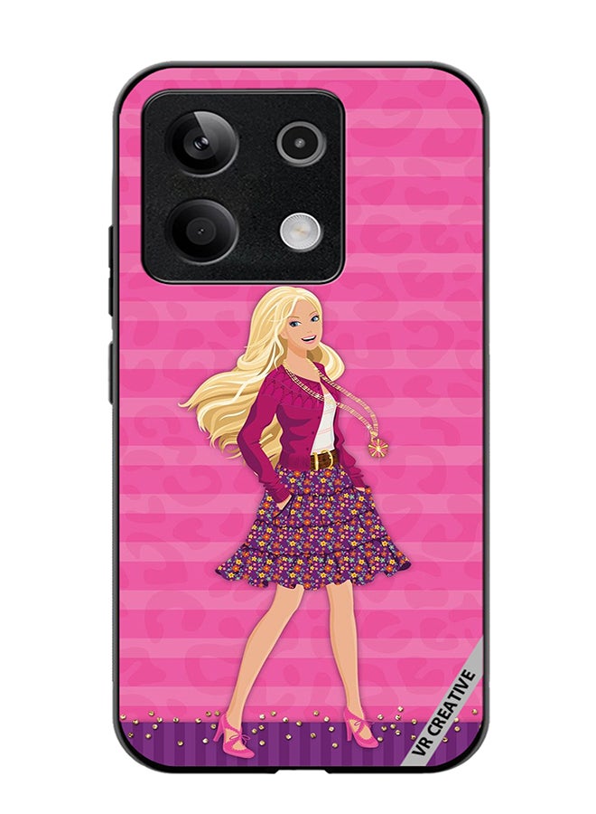 VR CREATIVE Protective Case Cover For Xiaomi Poco X6 Barbie Design Multicolour - Image 1