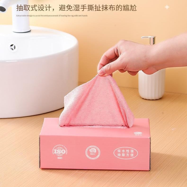 Special Cleaning Rags That Leave No Marks, Disposable Kitchen Rags That Do Not Stick To Oil, Do Not Shed Lint, And Are Easy To Clean - Image 2