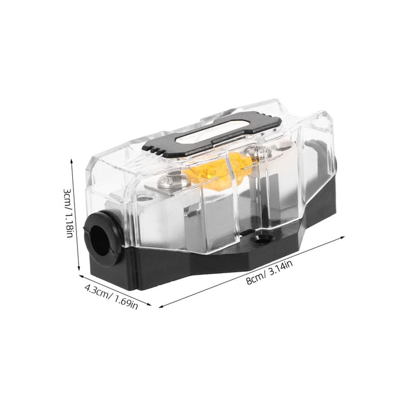 32V كتلة صمامات صوت السيارة مع غطاء شفاف سهلة التركيب 8X4.3X3 سم - Image 3