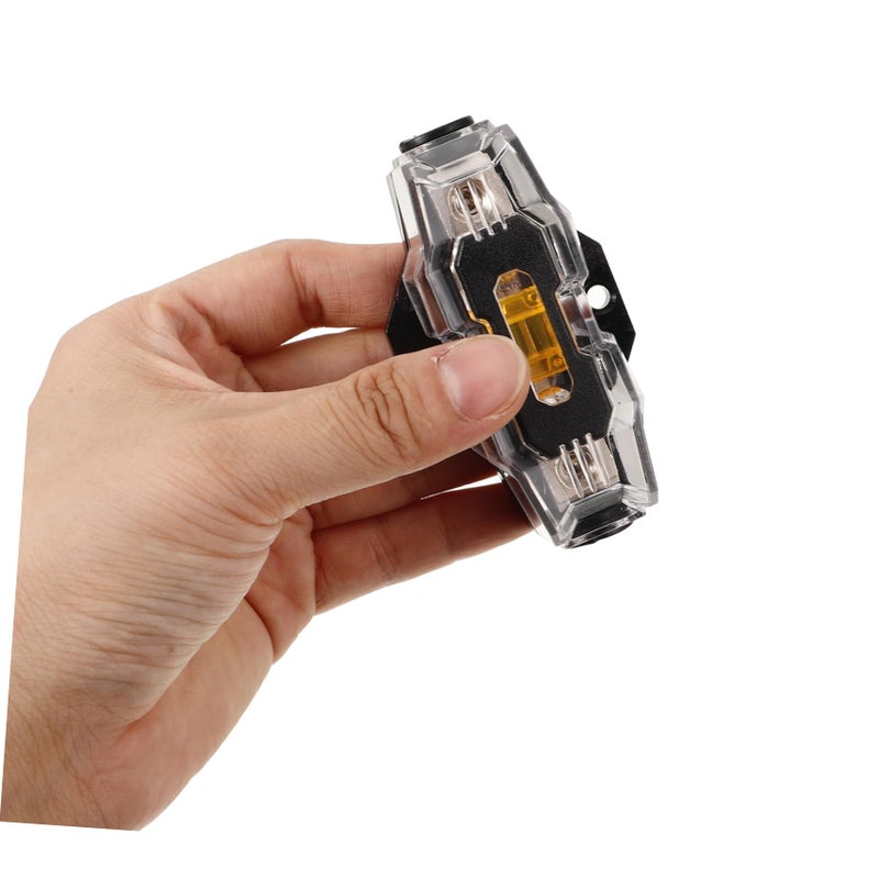 32V كتلة صمامات صوت السيارة مع غطاء شفاف سهلة التركيب 8X4.3X3 سم - Image 4