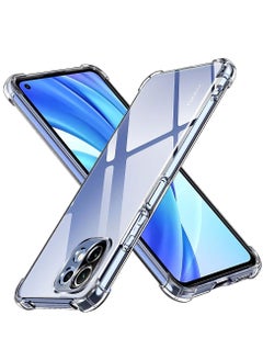 CATANES جراب شفاف واقٍ من مادة TPU بأربع زوايا لهاتف Xiaomi Mi 11 Lite 5G، جراب شفاف ناعم  - Image 1