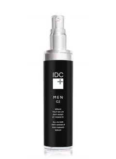 IDC Dermo Men G2 Serum | Anti-Wrinkle and Firming Moisturizer for Face and Neck | Cream with Chamomile Extract for Specific Mens Skin Concerns | All Skin Types | 1 fl. oz / 30 mL  - Image 1