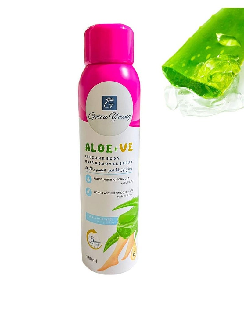 Gotta young Aloe+VE Legs And Body Hair Removal Spray  - Image 1
