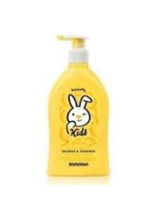 sanosan - SANOSAN KID 2IN1 BANANA SHOWER & SHAMPOO 400ML - Image 1