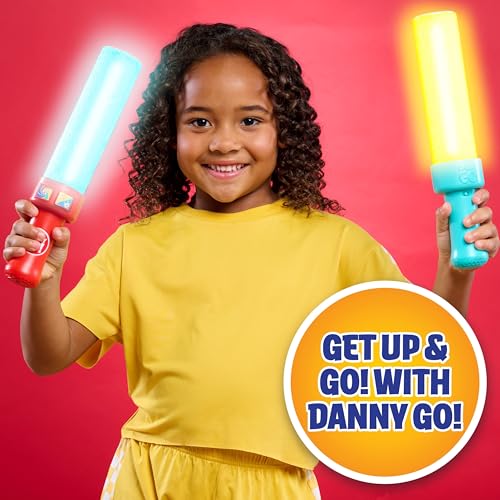 Just Play Danny Go! Color Beat Drumsticks - Officially Licensed Light-Up Musical Drumsticks Toy for Preschool and Elementary School Kids Inspired by Danny Go! Show - Image 2